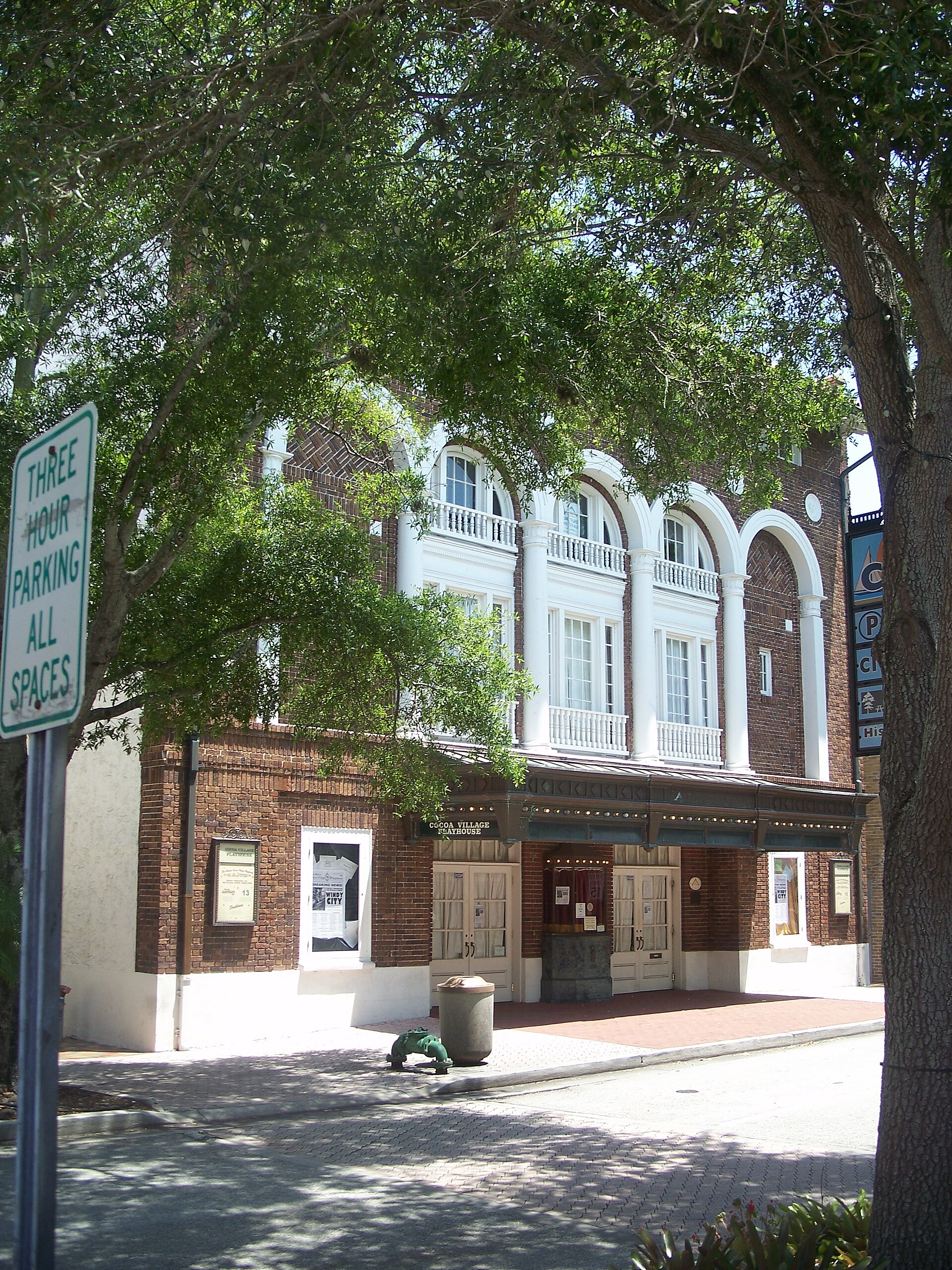 The Aladdin Theatre on Brevard Avenue in Cocoa Village, opened in 1924.