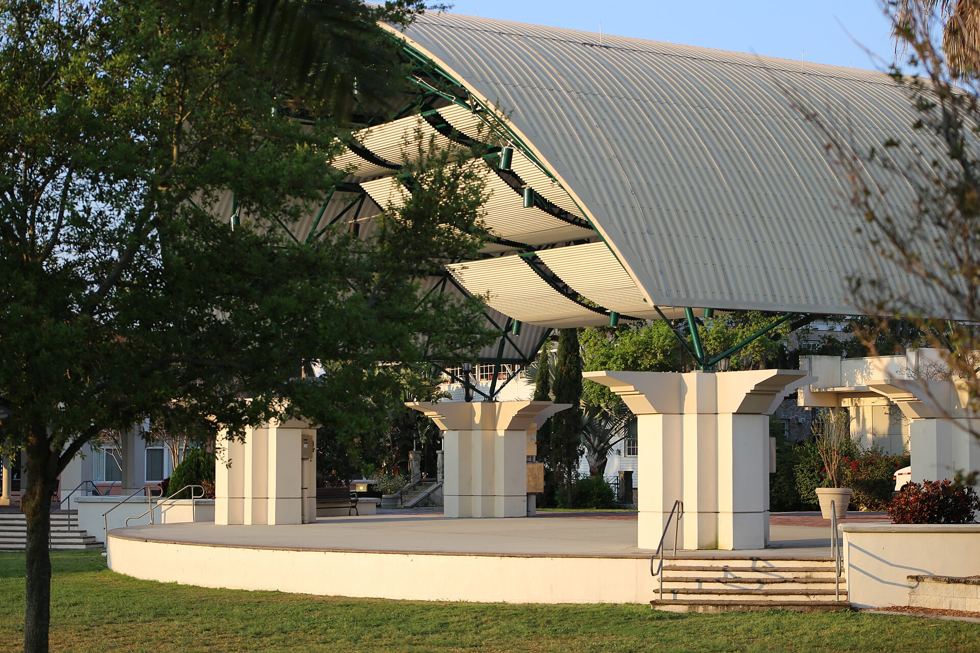 Cocoa Riverfront Park, view toward the Indian River.